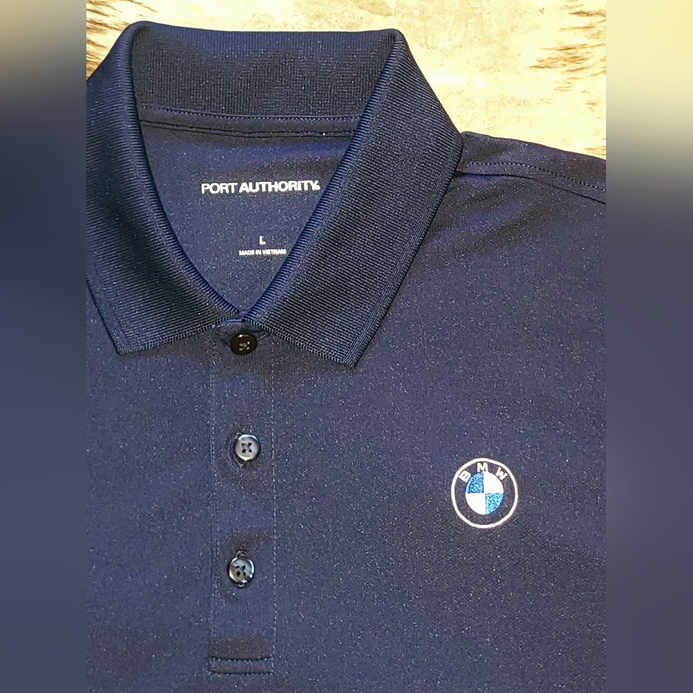 BMW Short Sleeve Polo Shirt Men's Large